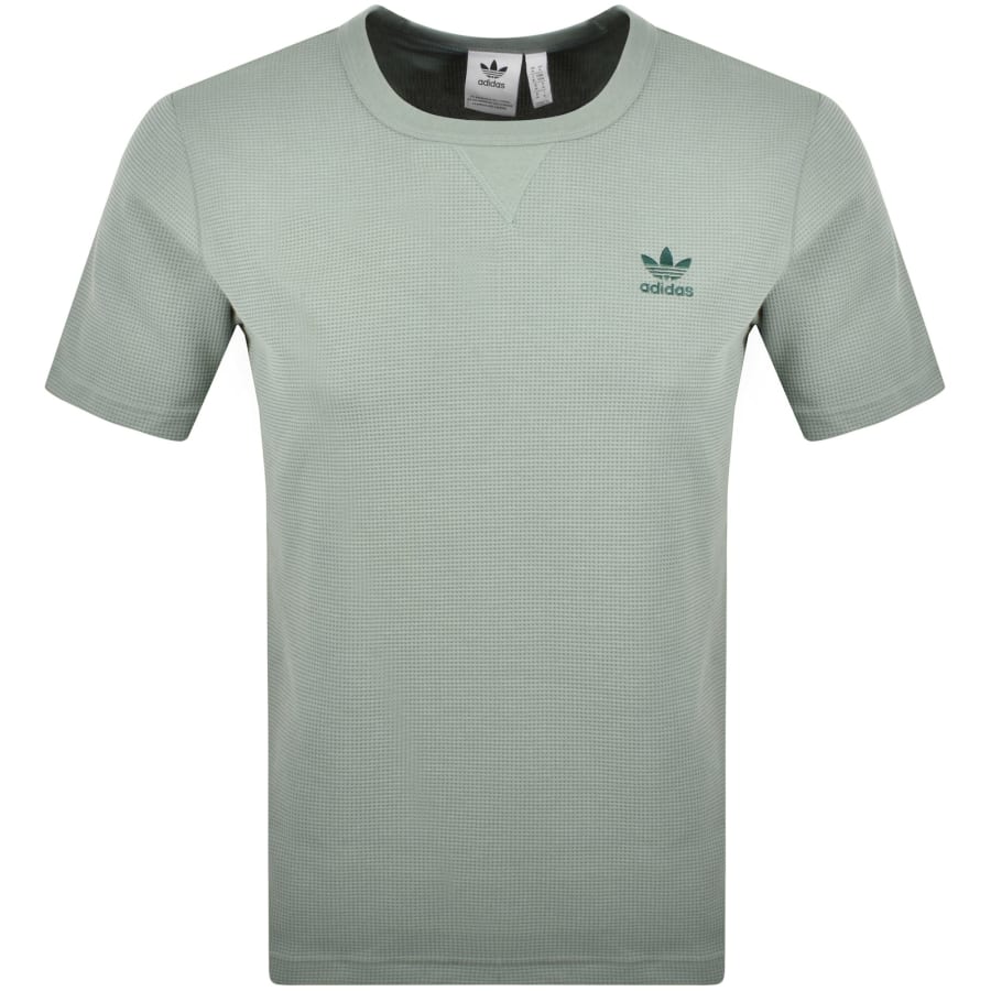 adidas Originals Logo T Shirt Green | Mainline Menswear